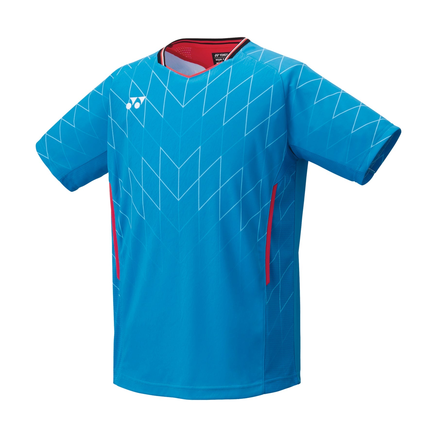 YONEX 2025 Japan National Team Crew Neck Shirt 10698YX Cerulean Blue - Gem Sports