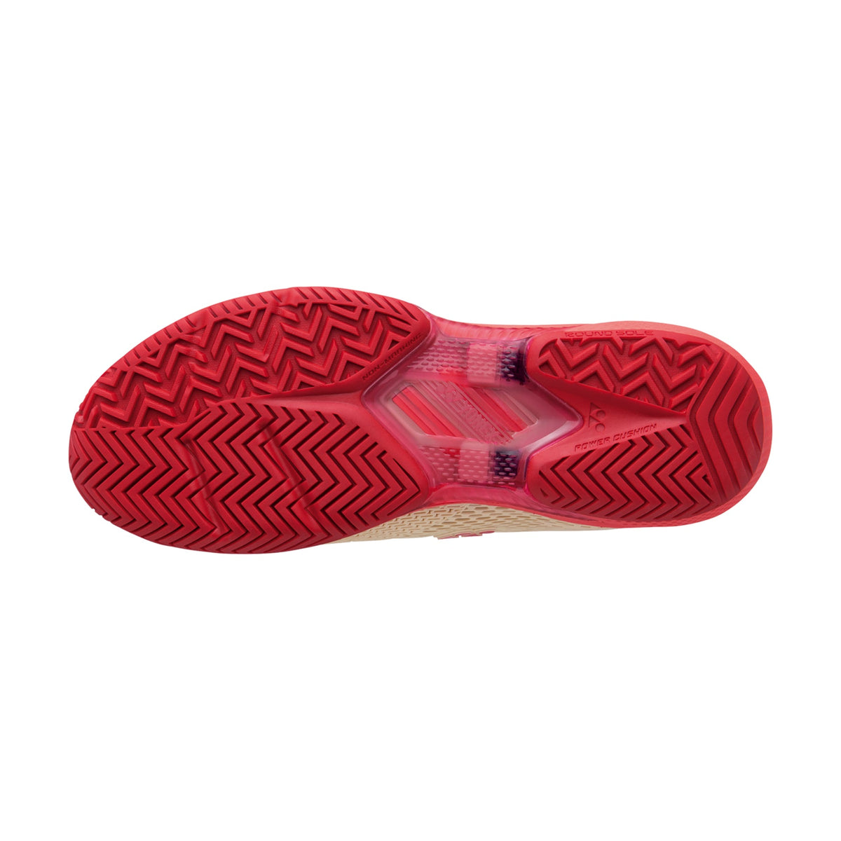 YONEX 2025 Power Cushion AD - ACCEL WOMEN'S Tennis Shoes (All Court) - Beige Pink - Gem Sports