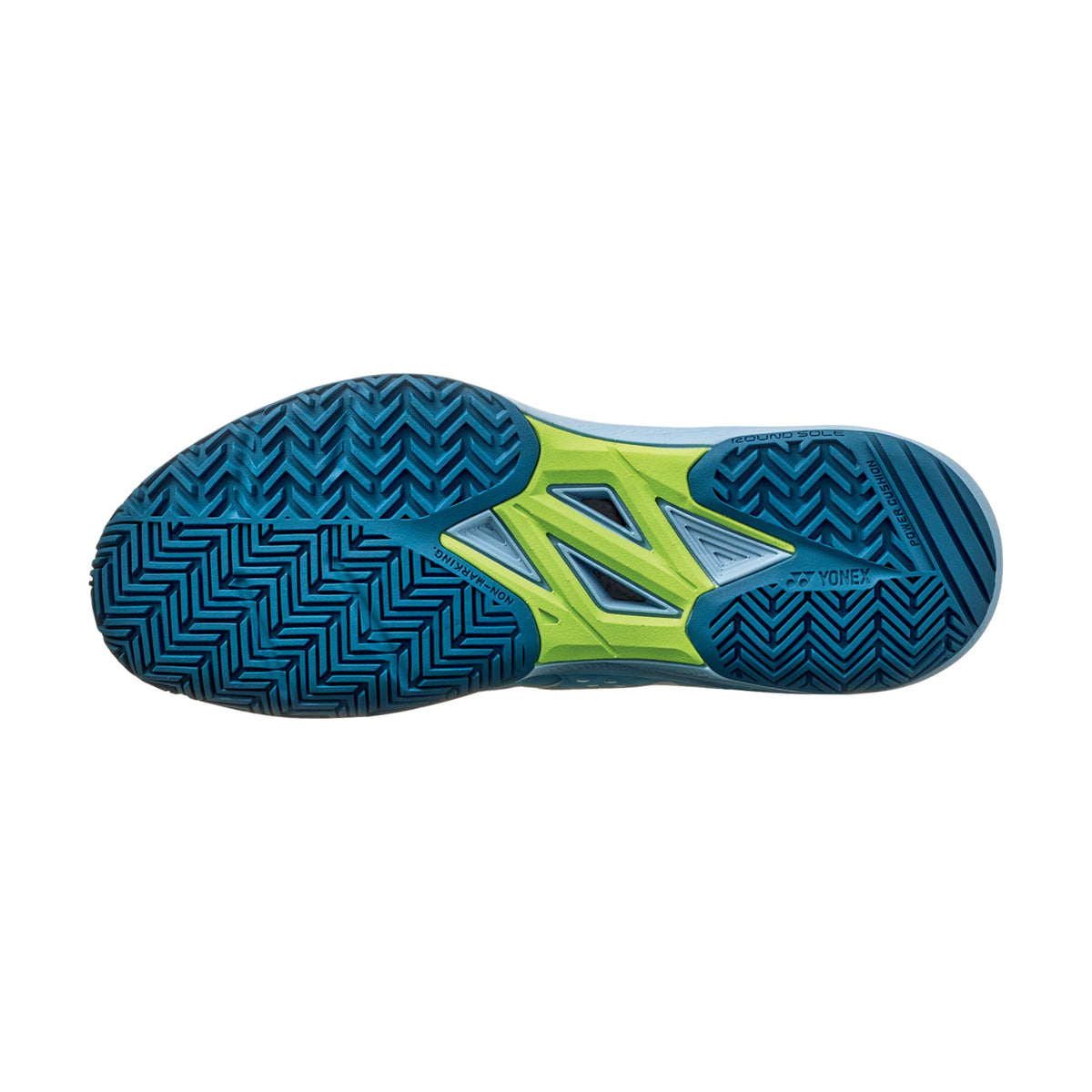 YONEX 2025 Power Cushion SONICAGE WIDE UNISEX Tennis Shoes (All Court) - Grayish Blue - Gem Sports