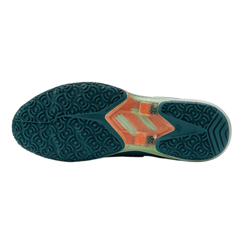 YONEX 2026 Power Cushion Ad - Accel (Clay Court) MEN'S Tennis Shoes - Teal Green - Gem Sports