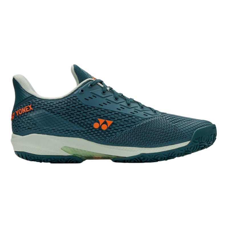 YONEX 2026 Power Cushion Ad - Accel (Clay Court) MEN'S Tennis Shoes - Teal Green - Gem Sports