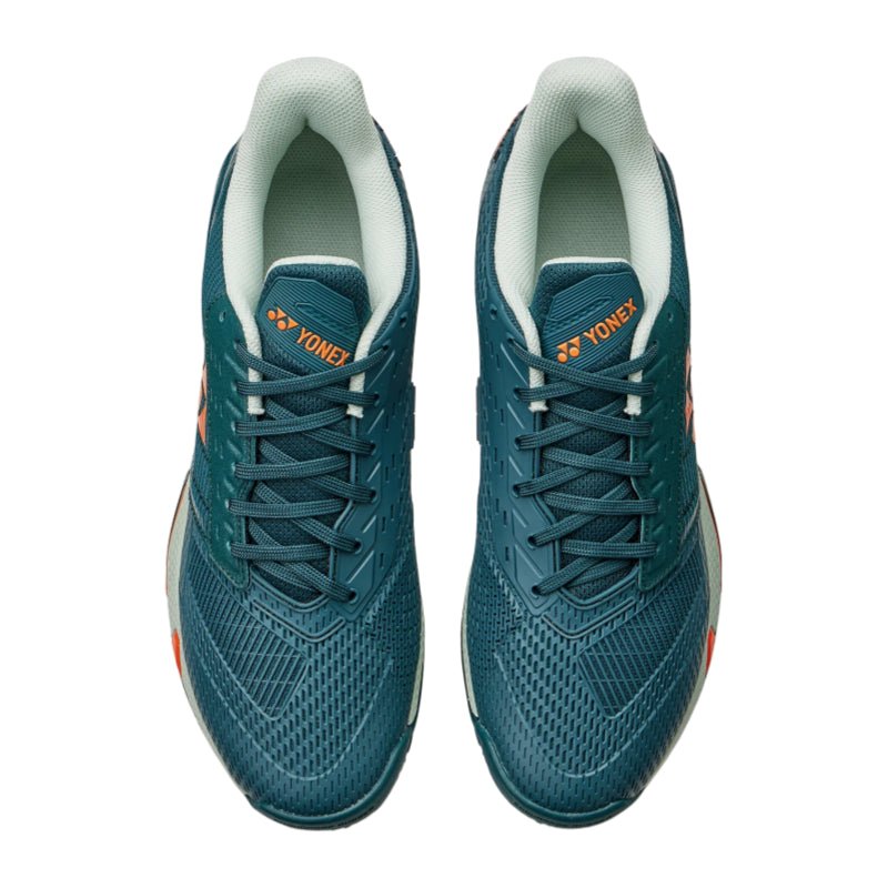 YONEX 2026 Power Cushion Ad - Accel (Clay Court) MEN'S Tennis Shoes - Teal Green - Gem Sports