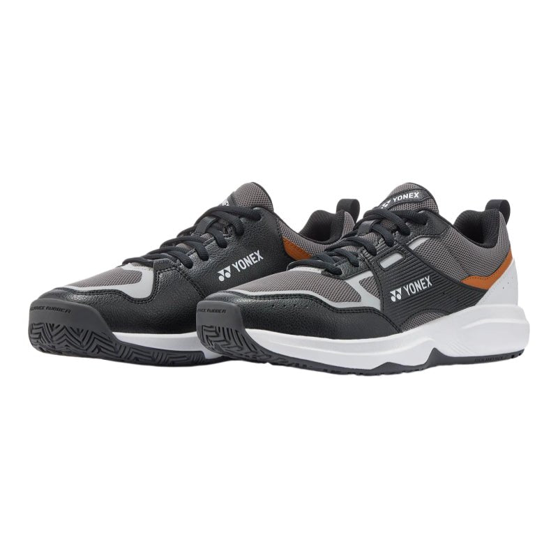 YONEX 2026 Power Cushion Pro - Move Classic (All Court) MEN'S Tennis Shoes - Black/Brown - Gem Sports