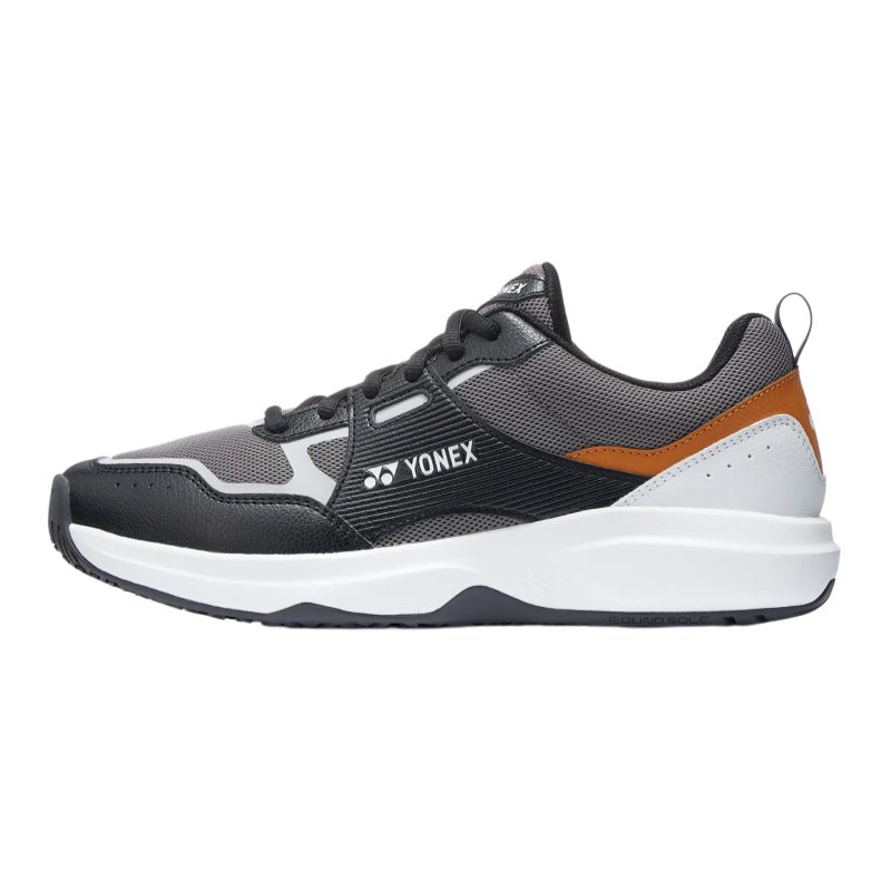 YONEX 2026 Power Cushion Pro - Move Classic (All Court) MEN'S Tennis Shoes - Black/Brown - Gem Sports