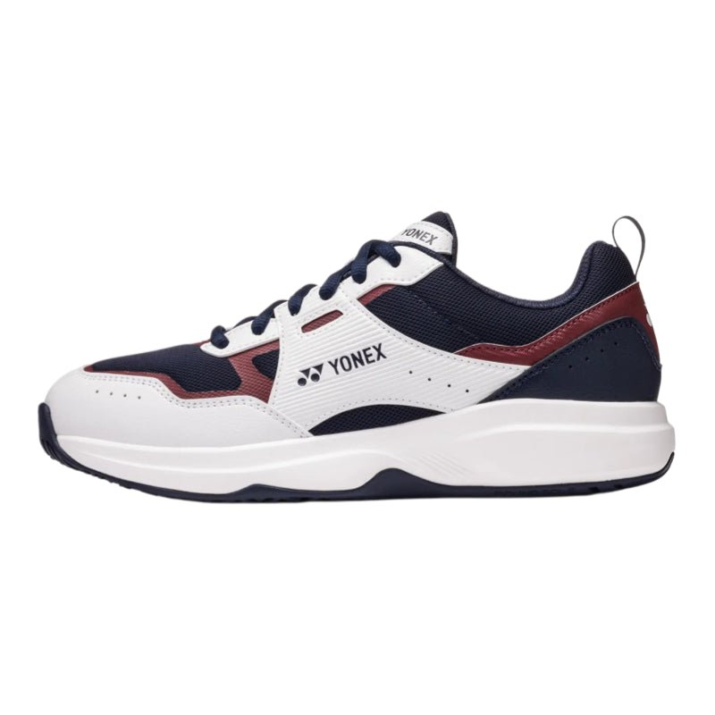 YONEX 2026 Power Cushion Pro - Move Classic (All Court) MEN'S Tennis Shoes - White/Navy/Red - Gem Sports