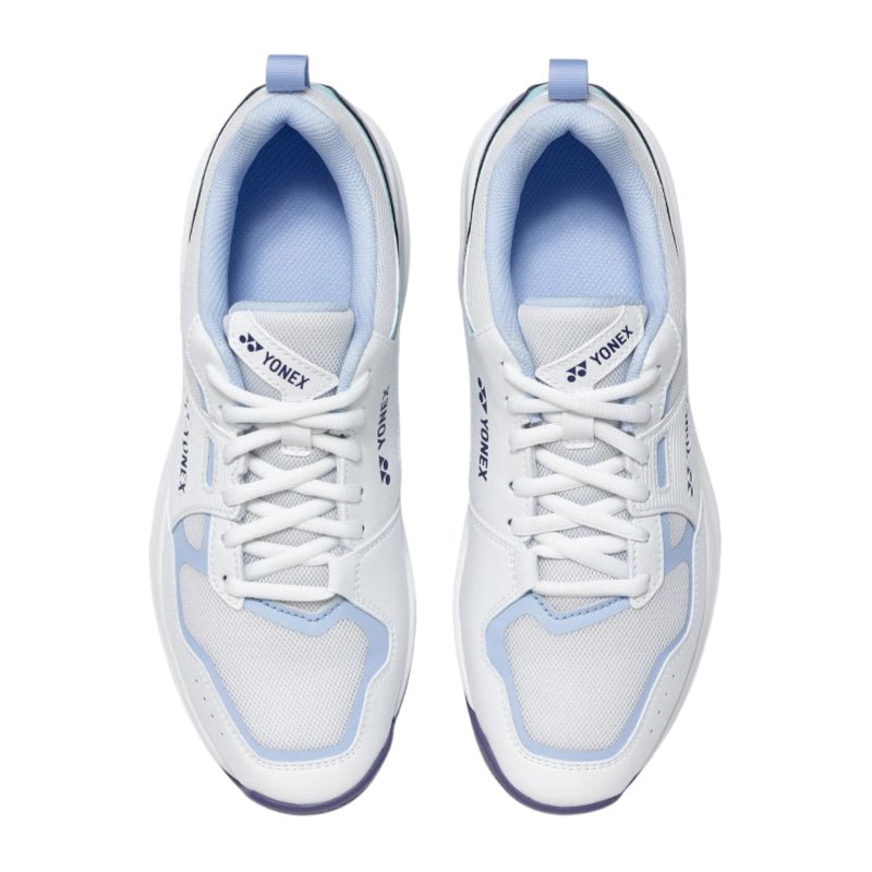 YONEX 2026 Power Cushion Pro - Move Classic (All Court) Unisex Tennis Shoes - White/Sax - Gem Sports
