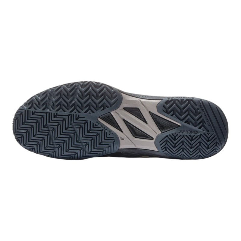 YONEX 2026 Power Cushion Sonicage (All Court) MEN'S Tennis Shoes - Black/Mocha Gray - Gem Sports