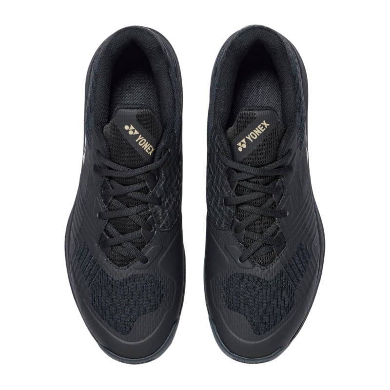 YONEX 2026 Power Cushion Sonicage (All Court) MEN'S Tennis Shoes - Black/Mocha Gray - Gem Sports