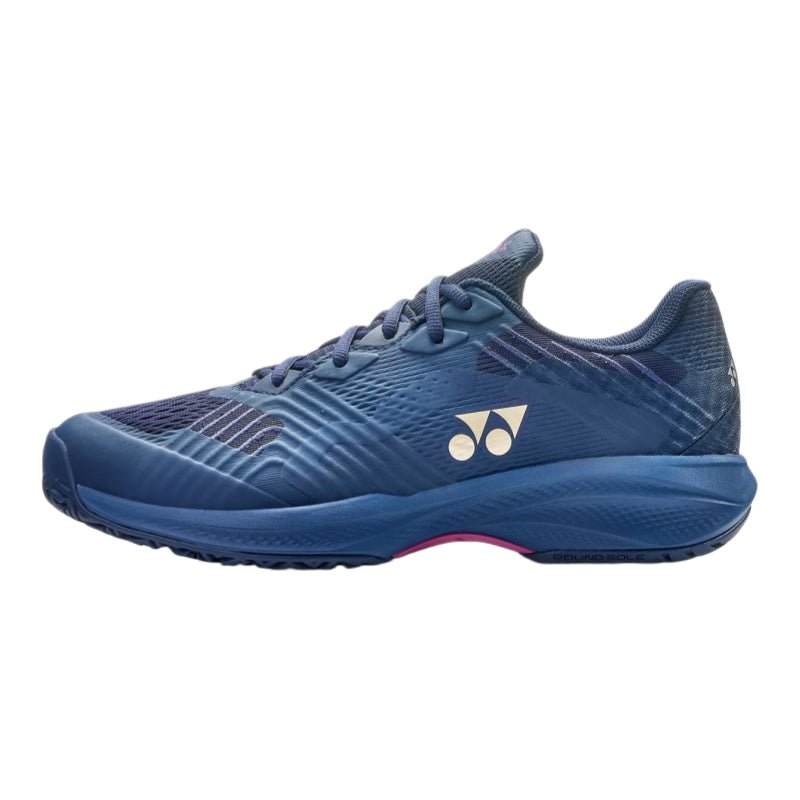 YONEX 2026 Power Cushion Sonicage (All Court) WIDE Unisex Tennis Shoes - Dark Navy - Gem Sports
