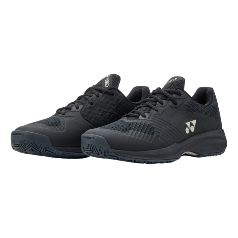 YONEX 2026 Power Cushion Sonicage (All Court) WOMEN'S Tennis Shoes - Black/Mocha Gray - Gem Sports