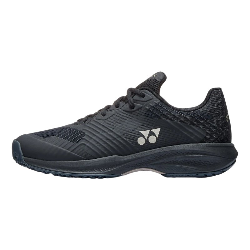 YONEX 2026 Power Cushion Sonicage (All Court) WOMEN'S Tennis Shoes - Black/Mocha Gray - Gem Sports