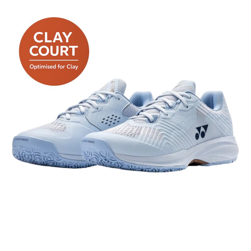 YONEX 2026 Power Cushion Sonicage (Clay Court) MEN'S Tennis Shoes - Pale Blue - Gem Sports