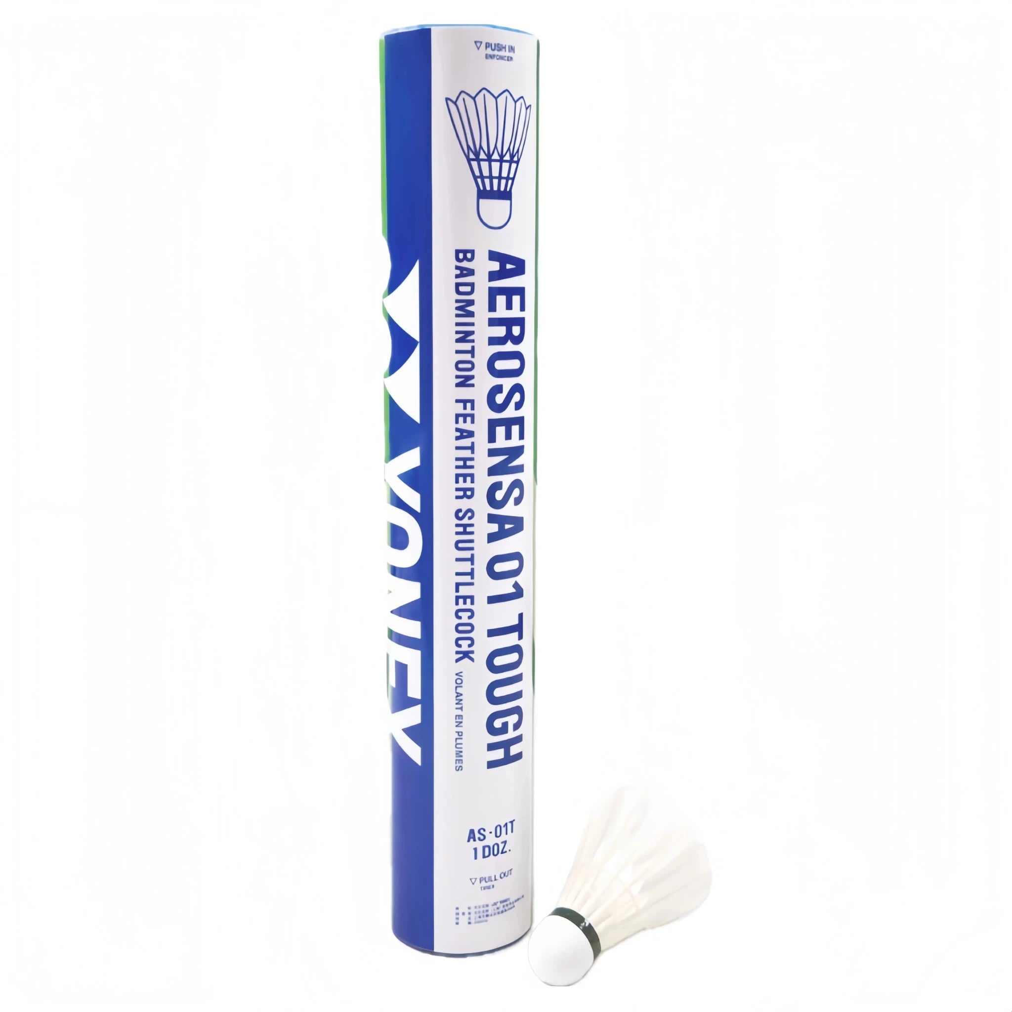 YONEX AEROSENSA 01 TOUGH (AS-01T) Duck Feather Shuttlecocks - Speed 4 - Gem Sports