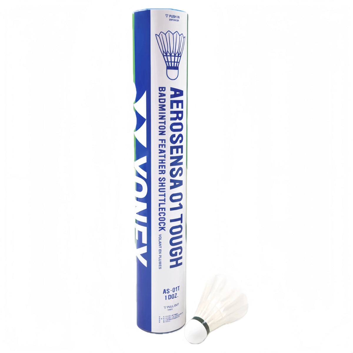 YONEX AEROSENSA 01 TOUGH (AS-01T) Duck Feather Shuttlecocks - Speed 4 - Gem Sports