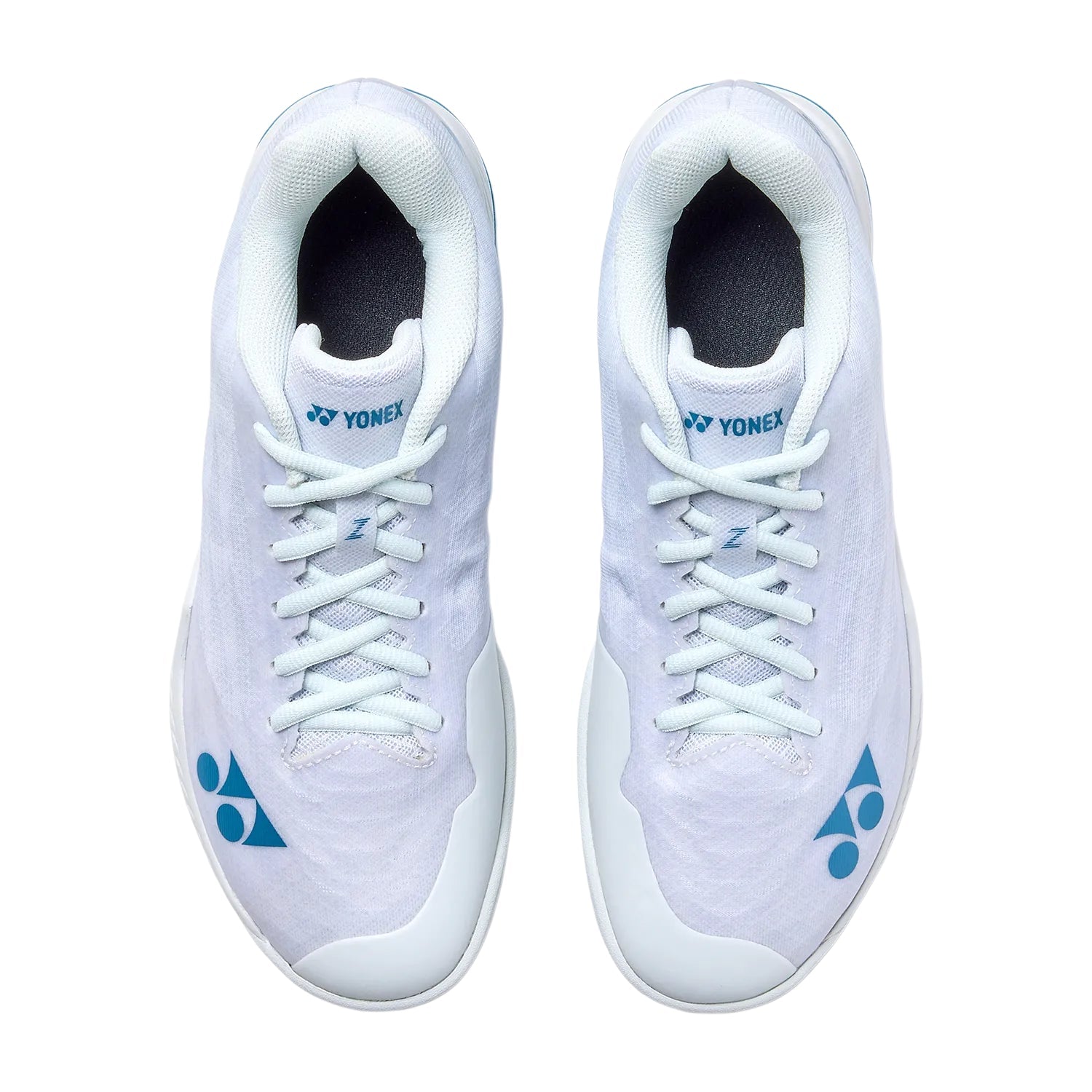 YONEX Aerus Z (2nd Gen) Men's Badminton Shoes - White/Blue - Gem Sports