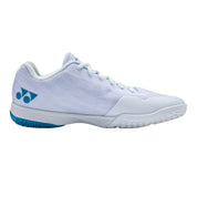 YONEX Aerus Z (2nd Gen) Men's Badminton Shoes - White/Blue - Gem Sports