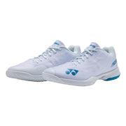 YONEX Aerus Z (2nd Gen) Men's Badminton Shoes - White/Blue - Gem Sports