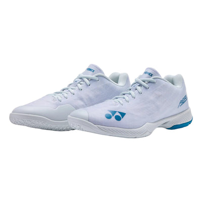 YONEX Aerus Z (2nd Gen) Men's Badminton Shoes - White/Blue - Gem Sports