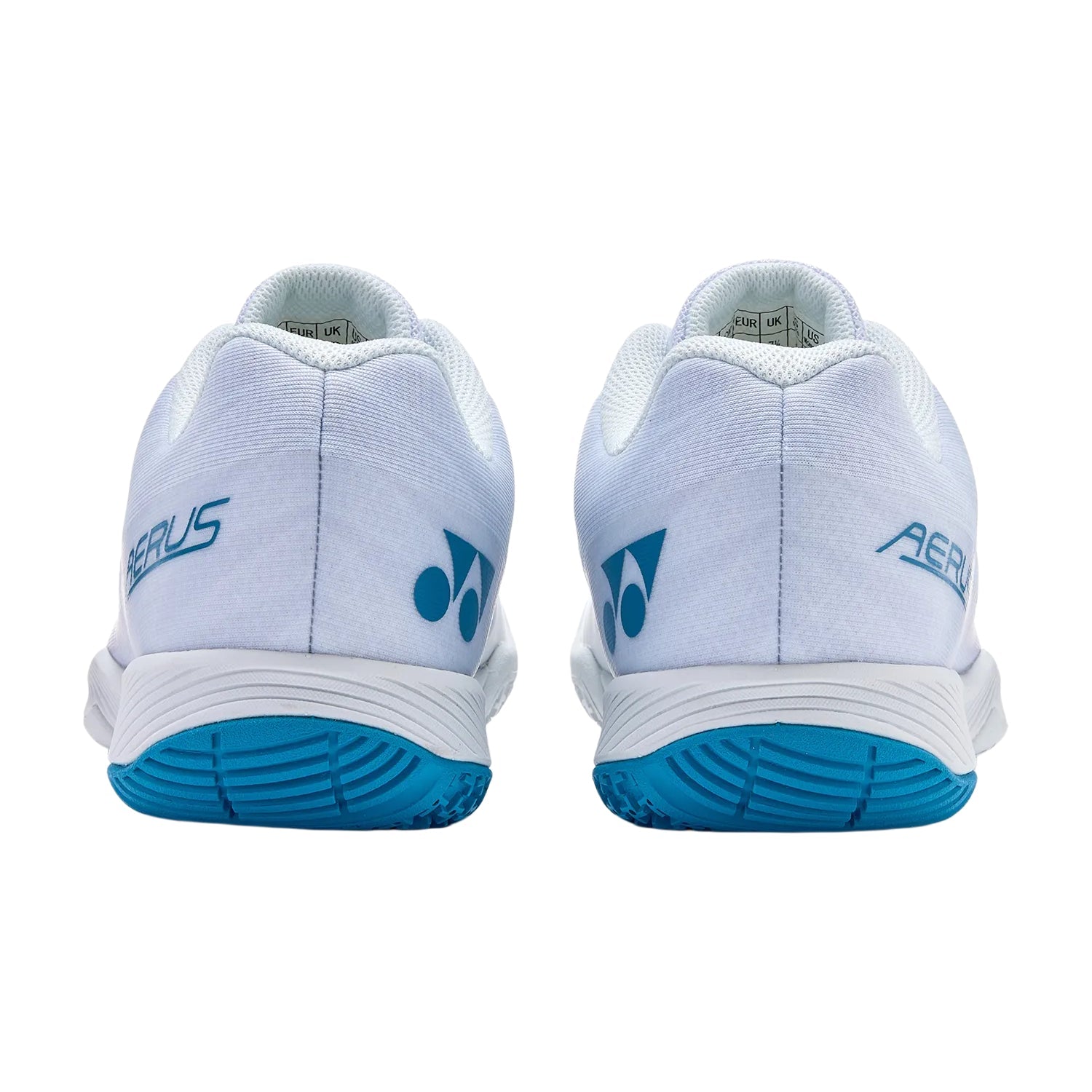 YONEX Aerus Z (2nd Gen) Men's Badminton Shoes - White/Blue - Gem Sports