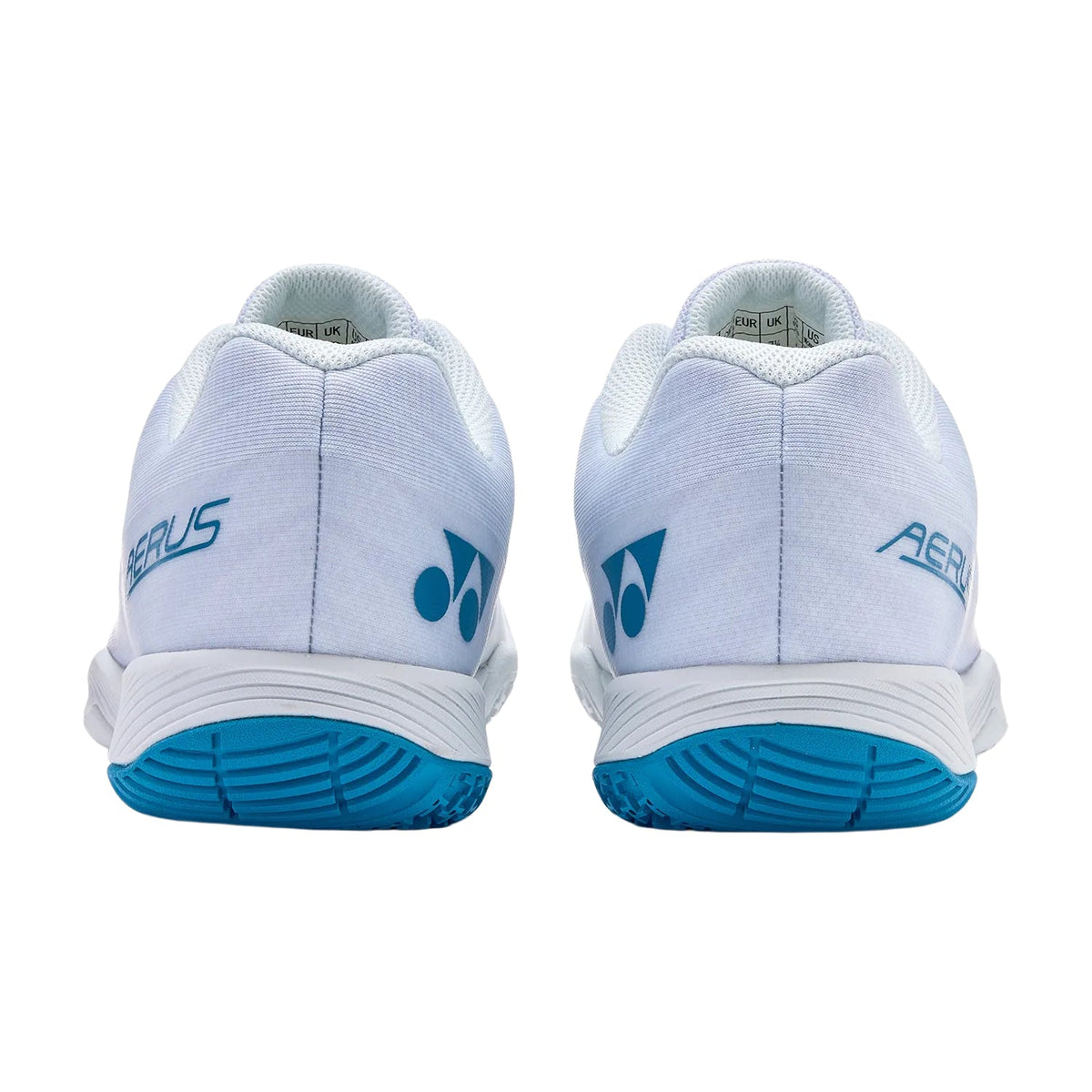 YONEX Aerus Z (2nd Gen) Men's Badminton Shoes - White/Blue - Gem Sports