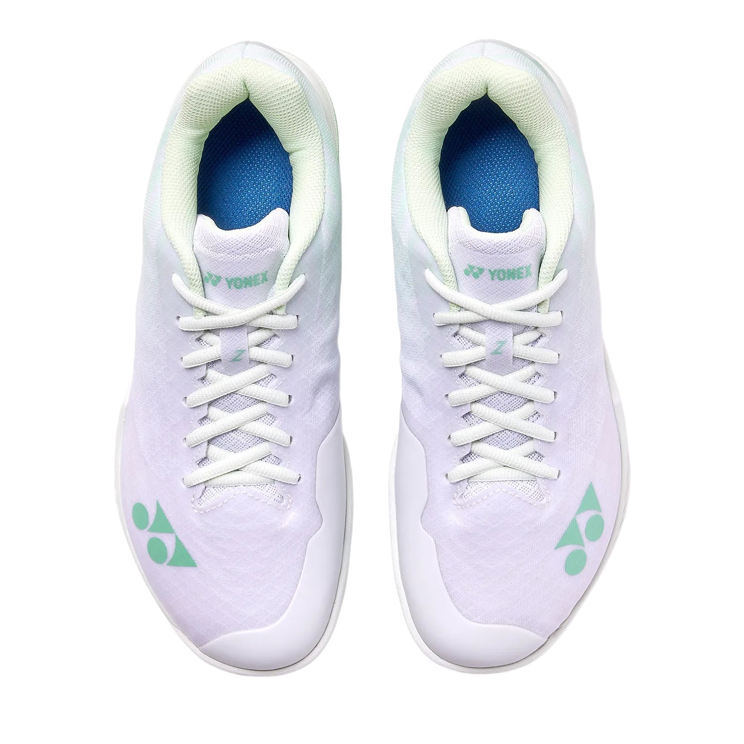 YONEX Aerus Z (2nd Gen) WIDE Unisex Badminton Shoes - White/Green - Gem Sports