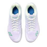 YONEX Aerus Z (2nd Gen) WIDE Unisex Badminton Shoes - White/Green - Gem Sports