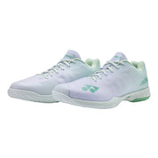 YONEX Aerus Z (2nd Gen) WIDE Unisex Badminton Shoes - White/Green - Gem Sports