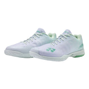 YONEX Aerus Z (2nd Gen) WIDE Unisex Badminton Shoes - White/Green - Gem Sports
