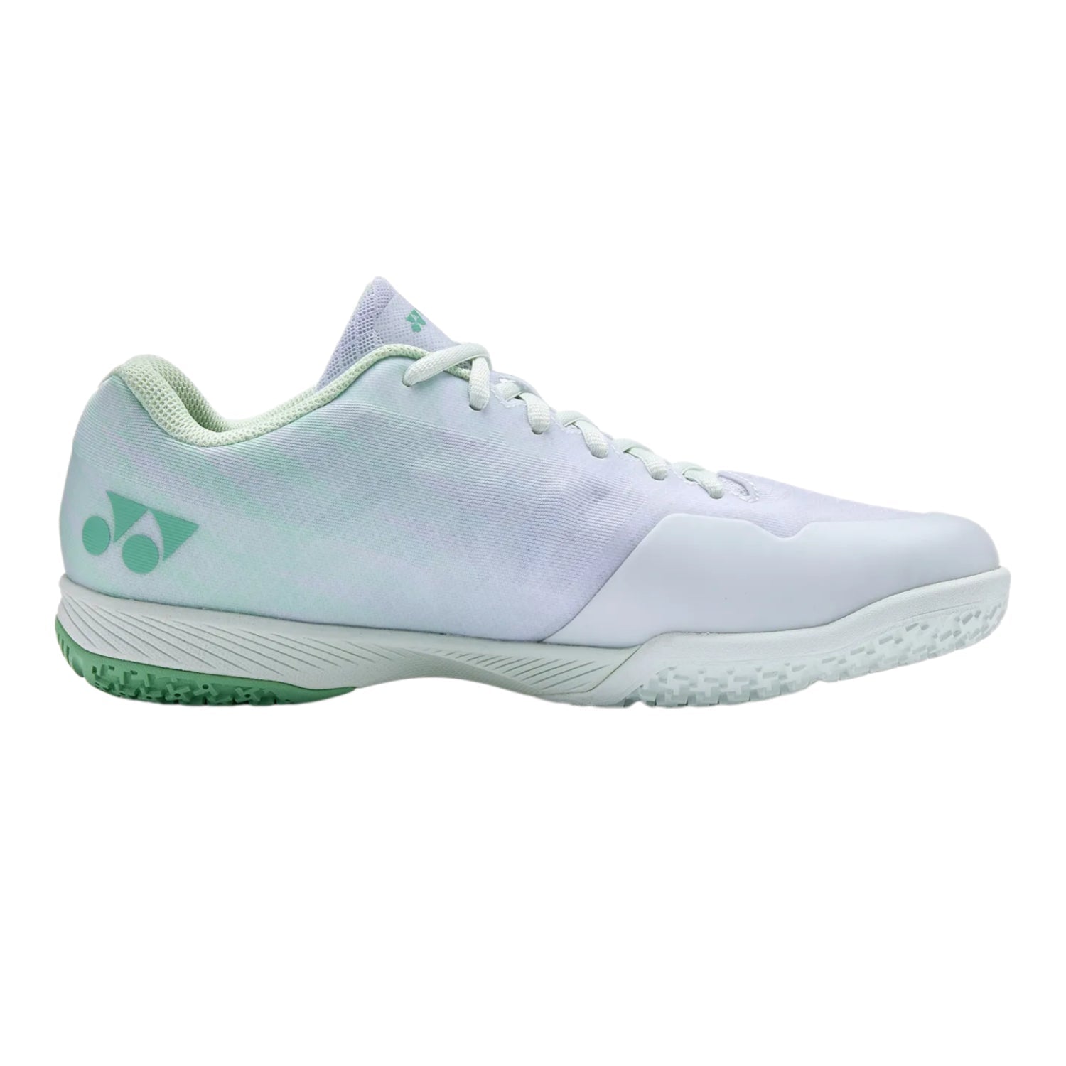 YONEX Aerus Z (2nd Gen) WIDE Unisex Badminton Shoes - White/Green - Gem Sports