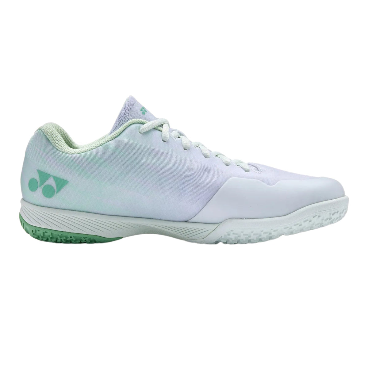 YONEX Aerus Z (2nd Gen) WIDE Unisex Badminton Shoes - White/Green - Gem Sports