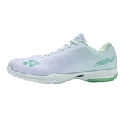 YONEX Aerus Z (2nd Gen) WIDE Unisex Badminton Shoes - White/Green - Gem Sports
