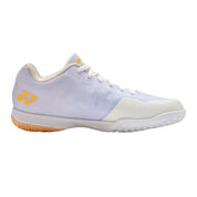 YONEX Aerus Z (2nd Gen) Women's Badminton Shoes - White/Orange - Gem Sports
