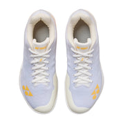 YONEX Aerus Z (2nd Gen) Women's Badminton Shoes - White/Orange - Gem Sports