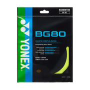 YONEX BG80 Badminton String Set (10m) - Yellow - Gem Sports