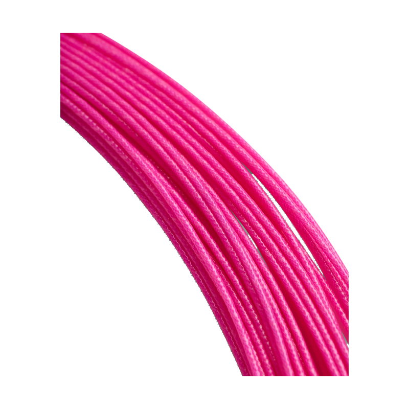 YONEX BG80 Pink 10m badminton string set — string detail
