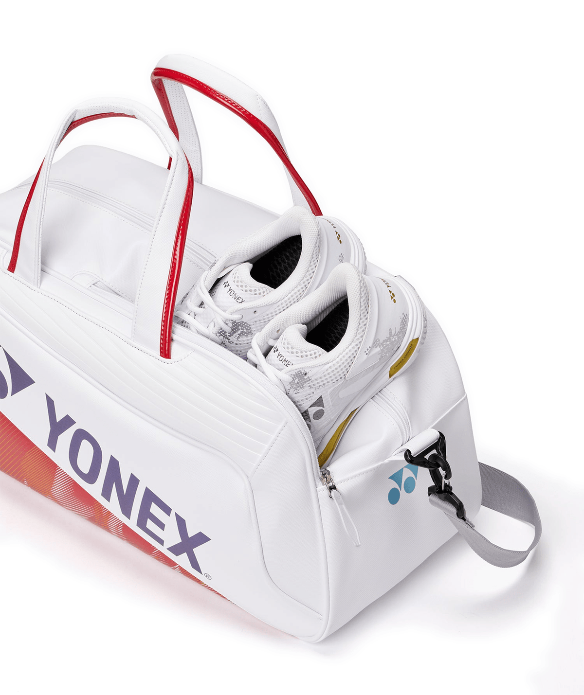 YONEX Expert Badminton/Tennis Boston Bag BA02611EX - White - Gem Sports