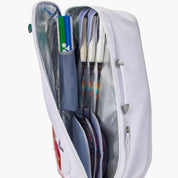 YONEX Expert Racquet Bag (6pcs) for Badminton/Tennis - White BA02626EX - Gem Sports