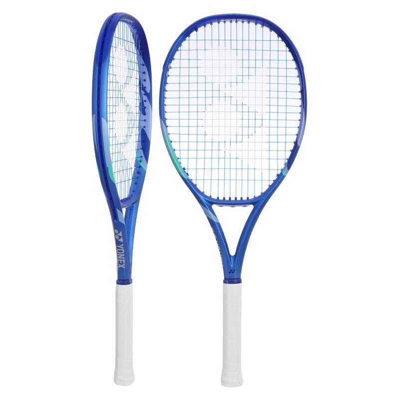 YONEX EZONE ALPHA SL (Blast Blue) 245g Tennis Racquet - Strung & Free Grip - Gem Sports
