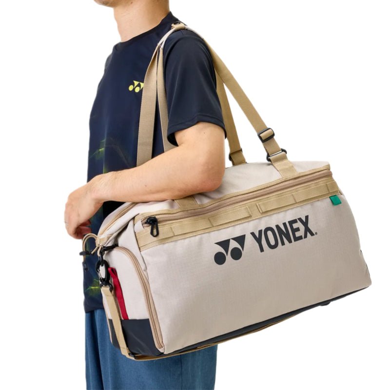 YONEX Gearlogic Boston Bag BA72611EX - Beige - Gem Sports