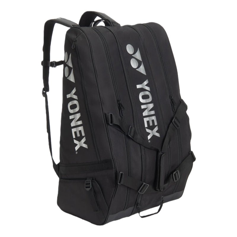YONEX Gearlogic Racquet Bag (12 Pcs) for Badminton & Tennis BA726212EX - Black - Gem Sports