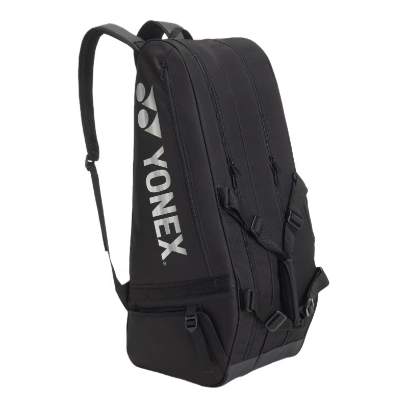 YONEX Gearlogic Racquet Bag (6 Pcs) for Badminton & Tennis BA72626EX - Black - Gem Sports