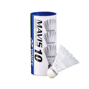 YONEX Mavis 10B Nylon Shuttlecocks (3 In 1 Tube) - White - Gem Sports