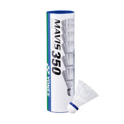 YONEX Mavis 350 Nylon Shuttlecocks (6 In 1 Tube) - White - Gem Sports
