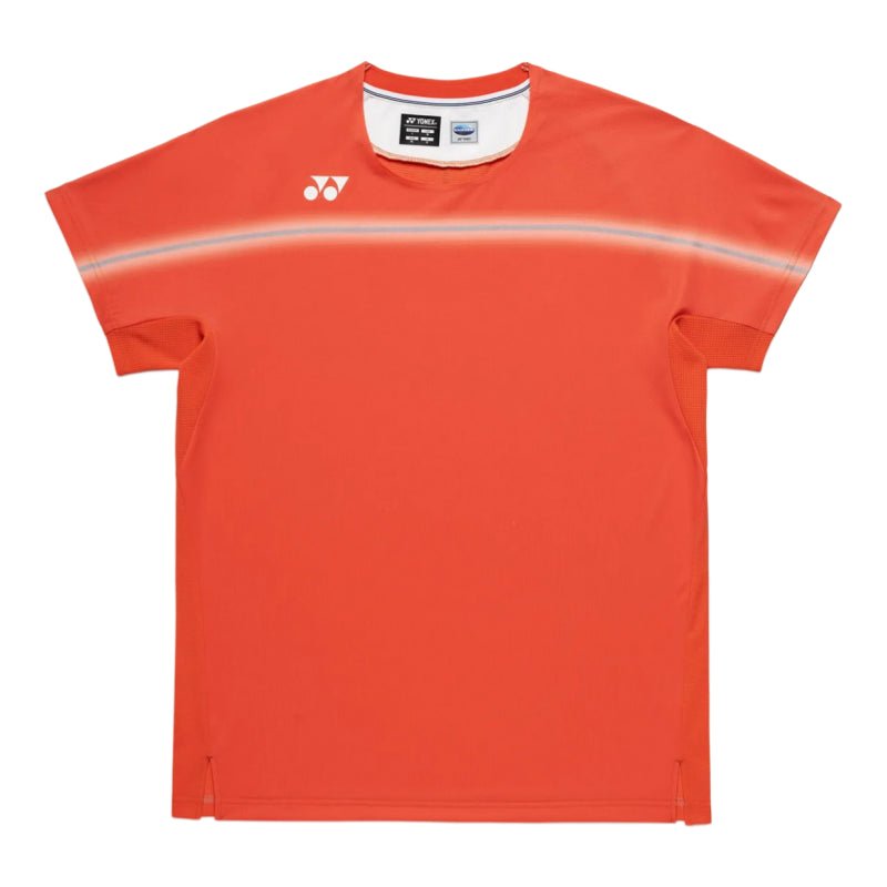 YONEX Men's Crew Neck Shirt 10711YX - Cyber Orange - Gem Sports