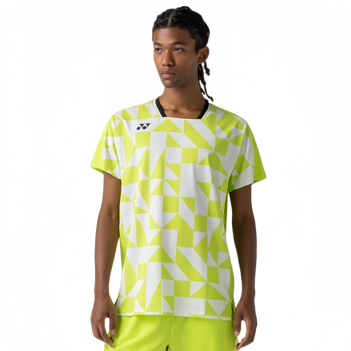YONEX Men's Crew Neck Shirt 10712YX - Fresh Lime - Gem Sports