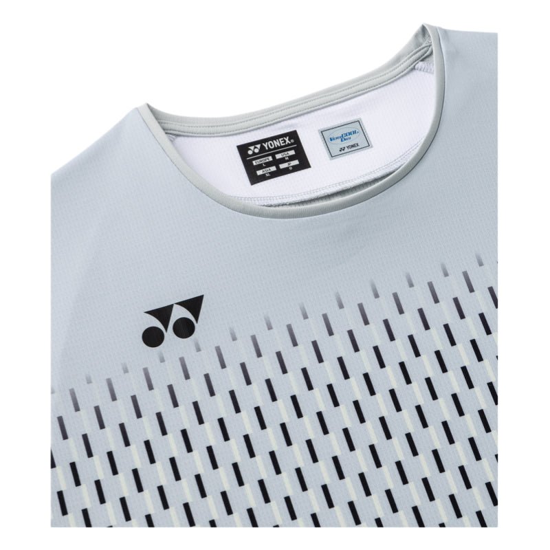 YONEX Men's Crew Neck Shirt 10713EX - Silver Gray - Gem Sports