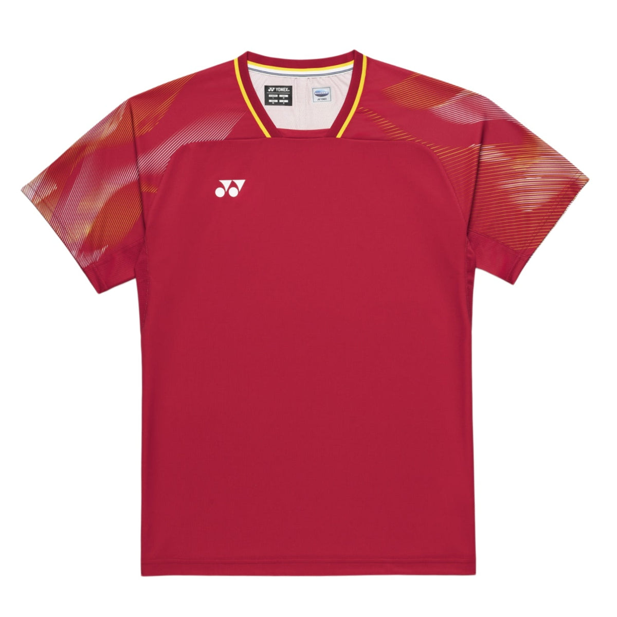 YONEX Men's Crew Neck Shirt (TEAM CHINA) 10733YX - Bright Red - Gem Sports