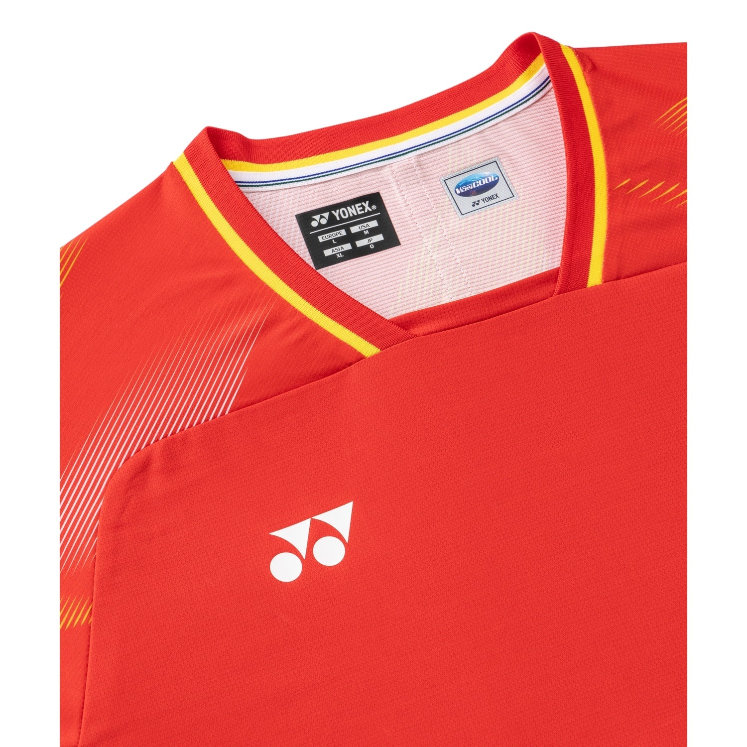 YONEX Men's Crew Neck Shirt (TEAM CHINA) 10733YX - Bright Red - Gem Sports