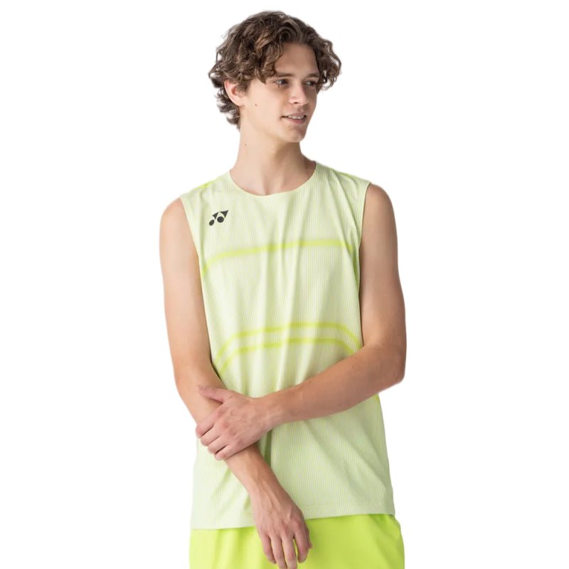 YONEX Men's Sleeveless Top 10714YX - Fresh Lime - Gem Sports