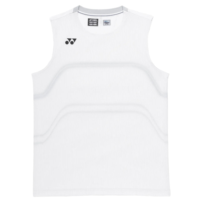 YONEX Men's Sleeveless Top 10714YX - White - Gem Sports